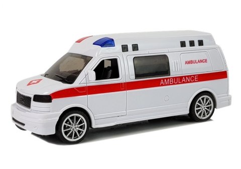 Ambulans Karetka Pogotowia z Napędem Dźwięk Syrena Światła Ambulans Karetka Pogotowia z Napędem Dźwięk Syrena Światła