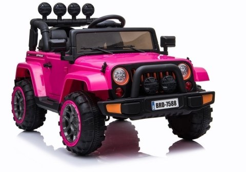 Auto na Akumulator Jeep BRD-7588 Różowy 4x4