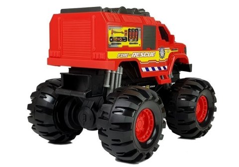 Monster Auto Wóz Strażacki Straż Duże Koła 1:8 40 cm x 30 cm x 35 cm Monster Auto Wóz Strażacki Straż Duże Koła 1:8 40 cm x 30 cm x 35 cm
