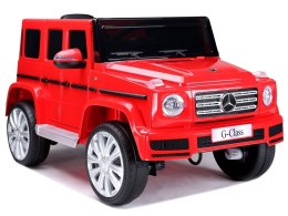 Samochód na akumulator Mercedes G500 czerwony