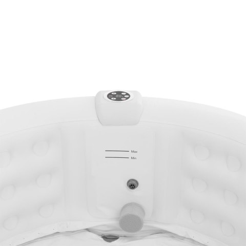 Jacuzzi ogrodowe dmuchane 130 dysz masujących 6 osobowe 1000 l czarne Jacuzzi ogrodowe dmuchane 130 dysz masujących 6 osobowe 1000 l czarne
