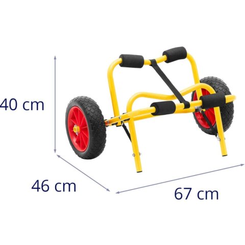 Wózek transportowy do kajaka canoe składany do 75 kg Wózek transportowy do kajaka canoe składany do 75 kg