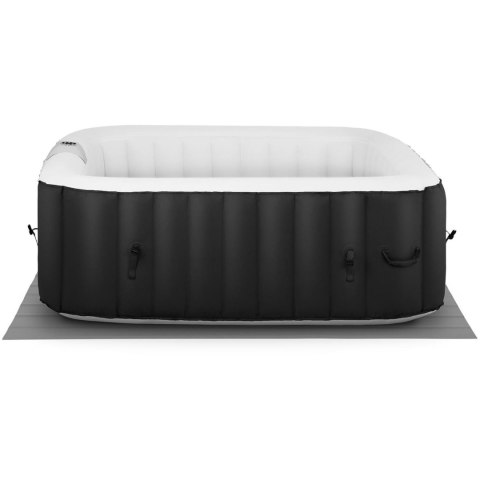 Jacuzzi ogrodowe dmuchane z masażem 4 osobowe 42C 600 l czarno-białe Jacuzzi ogrodowe dmuchane z masażem 4 osobowe 42C 600 l czarno-białe