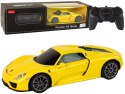 Auto R/C Porsche 918 1:24 Rastar Żółte