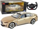 Auto R/C Bmw i4 1:14 Rastar Złote