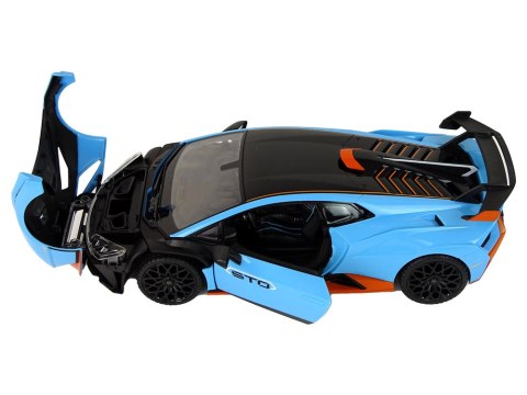 Auto R/C Lamborghini Huracan 1:14 Rastar Niebieskie Auto R/C Lamborghini Huracan 1:14 Rastar Niebieskie