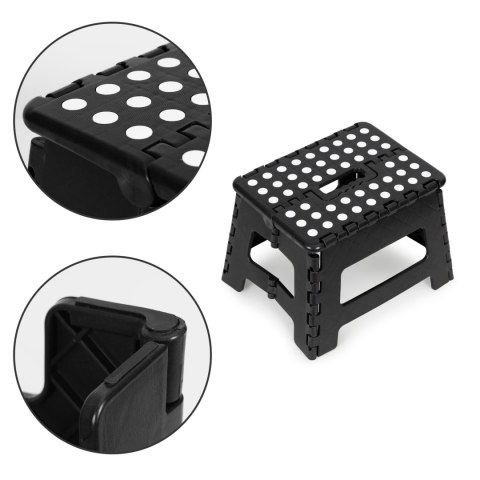 Stołek składany 1 stopniowy taboret z tworzywa 39 cm Stołek składany 1 stopniowy taboret z tworzywa 39 cm