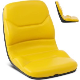 Siedzenie fotel uniwersalny do ciągnika traktorka kosiarki 45 x 41 cm 120 kg - żółty