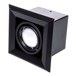 Lampa Podtynkowa Blocco 1x7W GU10 Led Czarny