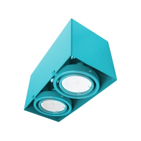 LAMPA SUFITOWA BLOCCO TURKUS 2x7W GU10 LED