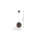 LAMPA WISZĄCA SPHERE 16W LED