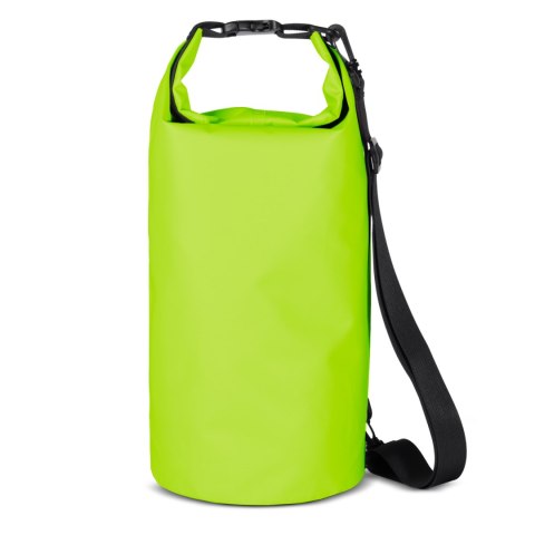 Worek plecak torba Outdoor PVC turystyczna wodoodporna 10L - jasnozielona