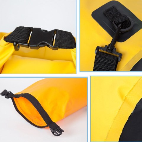 Worek plecak torba Outdoor PVC turystyczna wodoodporna 10L - jasnozielona Worek plecak torba Outdoor PVC turystyczna wodoodporna 10L - jasnozielona