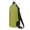 Worek plecak torba Outdoor PVC turystyczna wodoodporna 10L - zielona