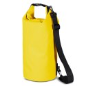 Worek plecak torba Outdoor PVC turystyczna wodoodporna 10L - żółta