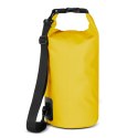 Worek plecak torba Outdoor PVC turystyczna wodoodporna 10L - żółta