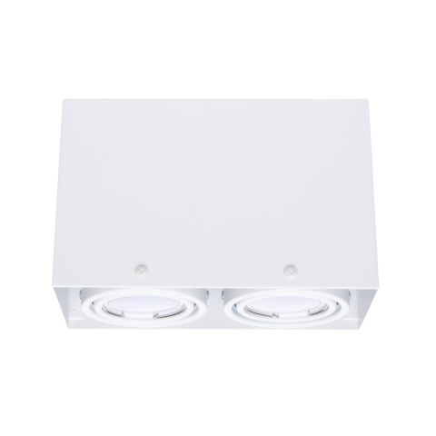 LAMPA SUFITOWA BLOCCO BIAŁA 2x7W GU10 LED