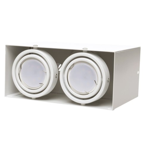 Lampa Sufitowa Blocco Biały 2x7W GU10 Led Lampa Sufitowa Blocco Biały 2x7W GU10 Led