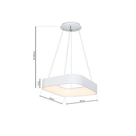 Lampa Wisząca Astro Biały 40W LED 3000K-4000K