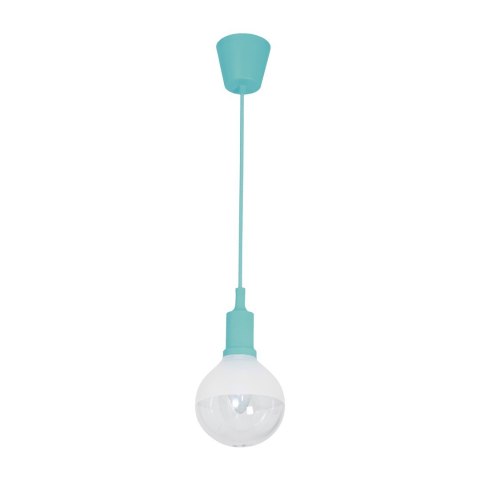 LAMPA WISZĄCA BUBBLE TURQUOISE 5W E14 LED