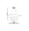 LAMPA WISZĄCA ORION WHITE 99W LED