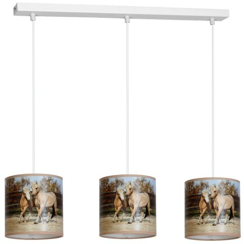 Lampa Wisząca HORSES 3xE27