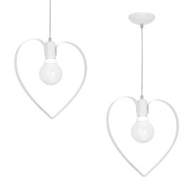 Lampa wisząca AMORE WHITE 1xE27