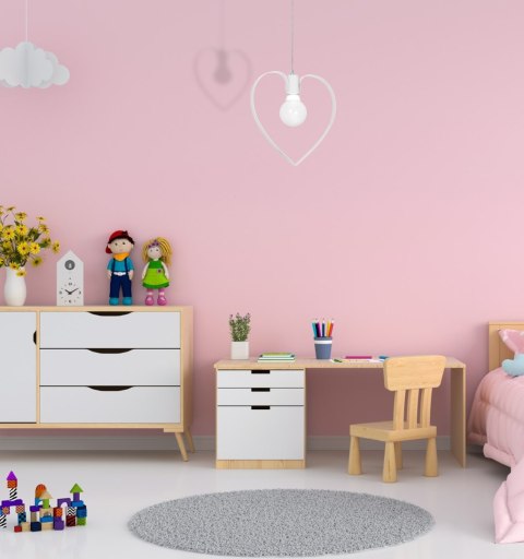 Lampa wisząca AMORE WHITE 1xE27 Lampa wisząca AMORE WHITE 1xE27