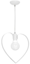 Lampa wisząca AMORE WHITE 1xE27