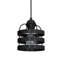 Lampa wisząca LARS BLACK 1xE27