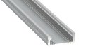 PROFIL ALUMINIOWY SREBRNY TYP D 2m + KLOSZ MLECZNY