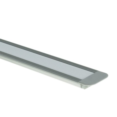 PROFIL ALUMINIOWY SREBRNY TYP Z 2m + KLOSZ MLECZNY PROFIL ALUMINIOWY SREBRNY TYP Z 2m + KLOSZ MLECZNY