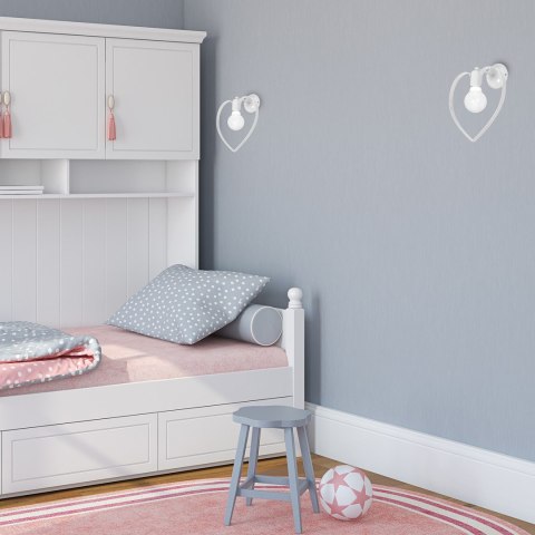 Kinkiet AMORE WHITE 1xE27 Kinkiet AMORE WHITE 1xE27