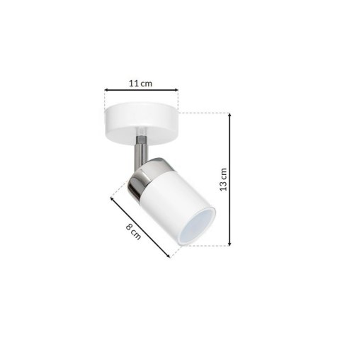 Kinkiet JOKER WHITE/CHROME 1xGU10 Kinkiet JOKER WHITE/CHROME 1xGU10