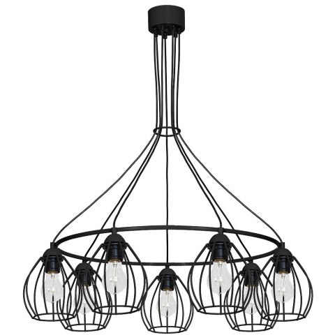 Lampa Wisząca DON BLACK 7xE27