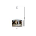 Lampa Wisząca HORSES 1xE27