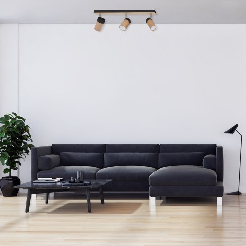 Lampa sufitowa BARON BLACK 3xGU10 Lampa sufitowa BARON BLACK 3xGU10