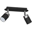 Lampa sufitowa JOKER BLACK/CHROME 2xGU10