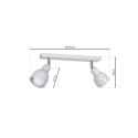 Lampa sufitowa PIK WHITE 2xE27