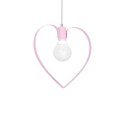 Lampa wisząca AMORE PINK 1xE27