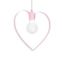 Lampa wisząca AMORE PINK 1xE27