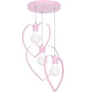 Lampa wisząca AMORE PINK 3xE27