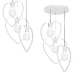 Lampa wisząca AMORE WHITE 3xE27