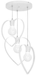 Lampa wisząca AMORE WHITE 3xE27