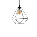 Lampa wisząca BASKET BLACK 1xE27