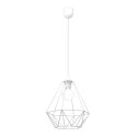 Lampa wisząca BASKET WHITE 1xE27