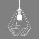 Lampa wisząca BASKET WHITE 1xE27