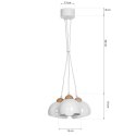 Lampa wisząca DAMA WHITE 3xE27