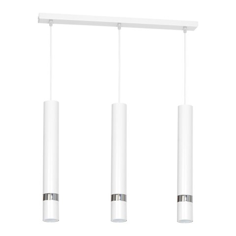 Lampa wisząca JOKER WHITE/CHROME 3xGU10