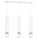 Lampa wisząca JOKER WHITE/CHROME 3xGU10